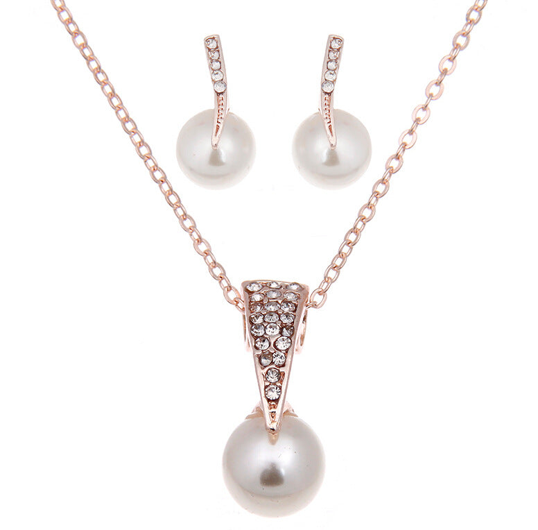 Pearl necklace set