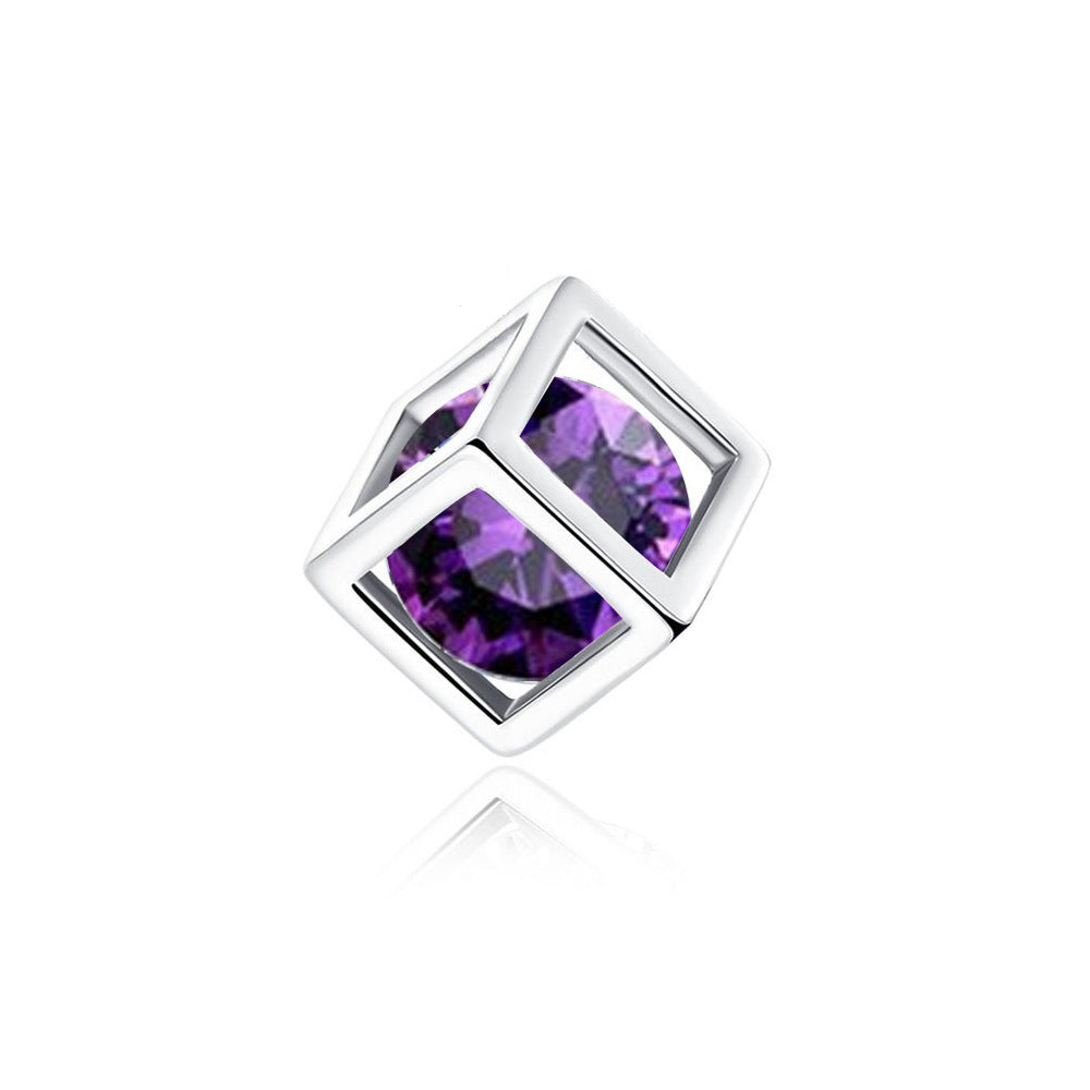 Quadratischer Diamantanhänger