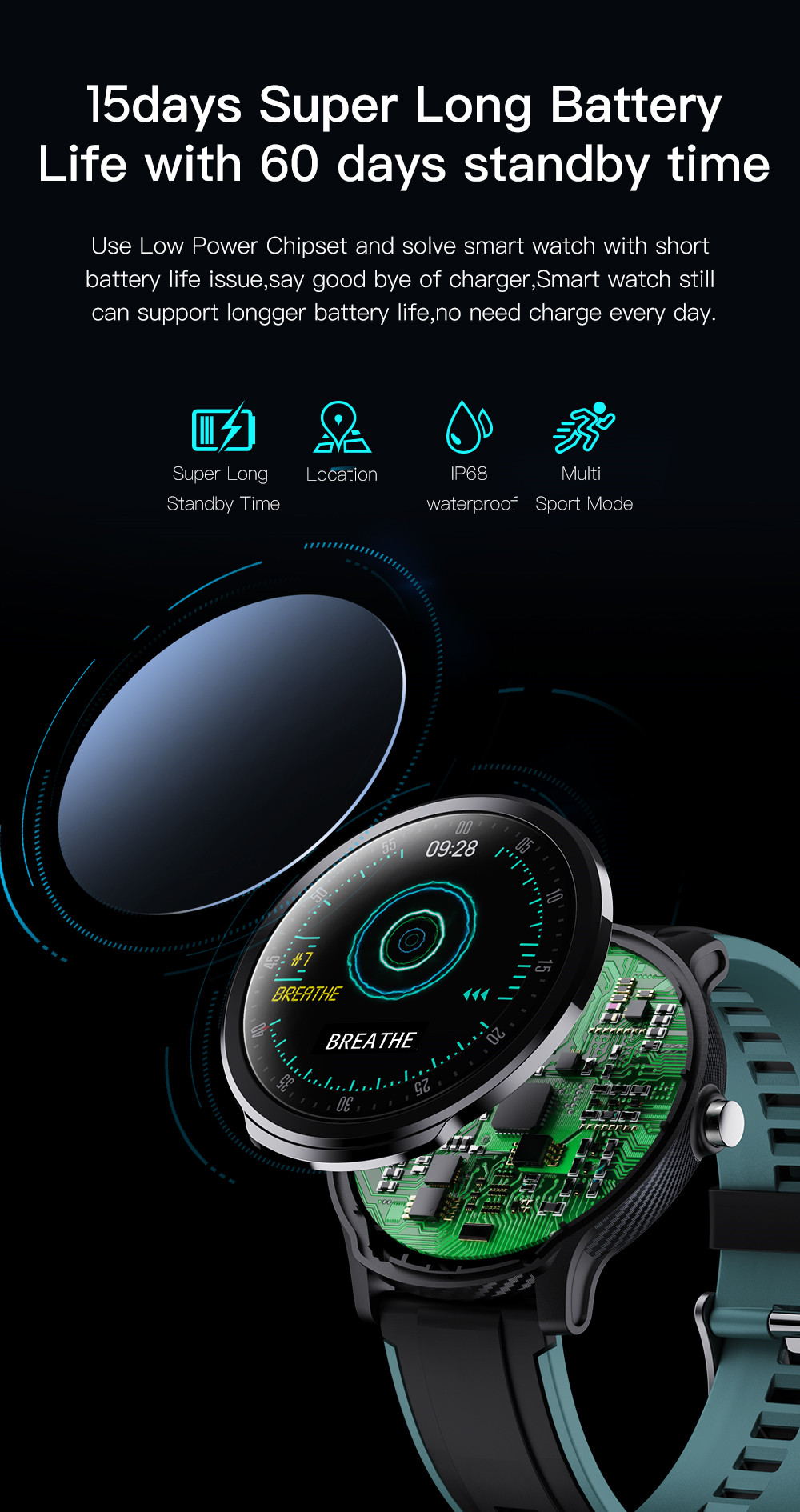Neueste Smartwatch SN80 Modeuhr Fitnesstracker