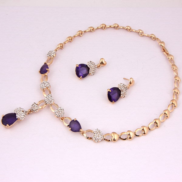 Schmuckset, Frauen-Kristall