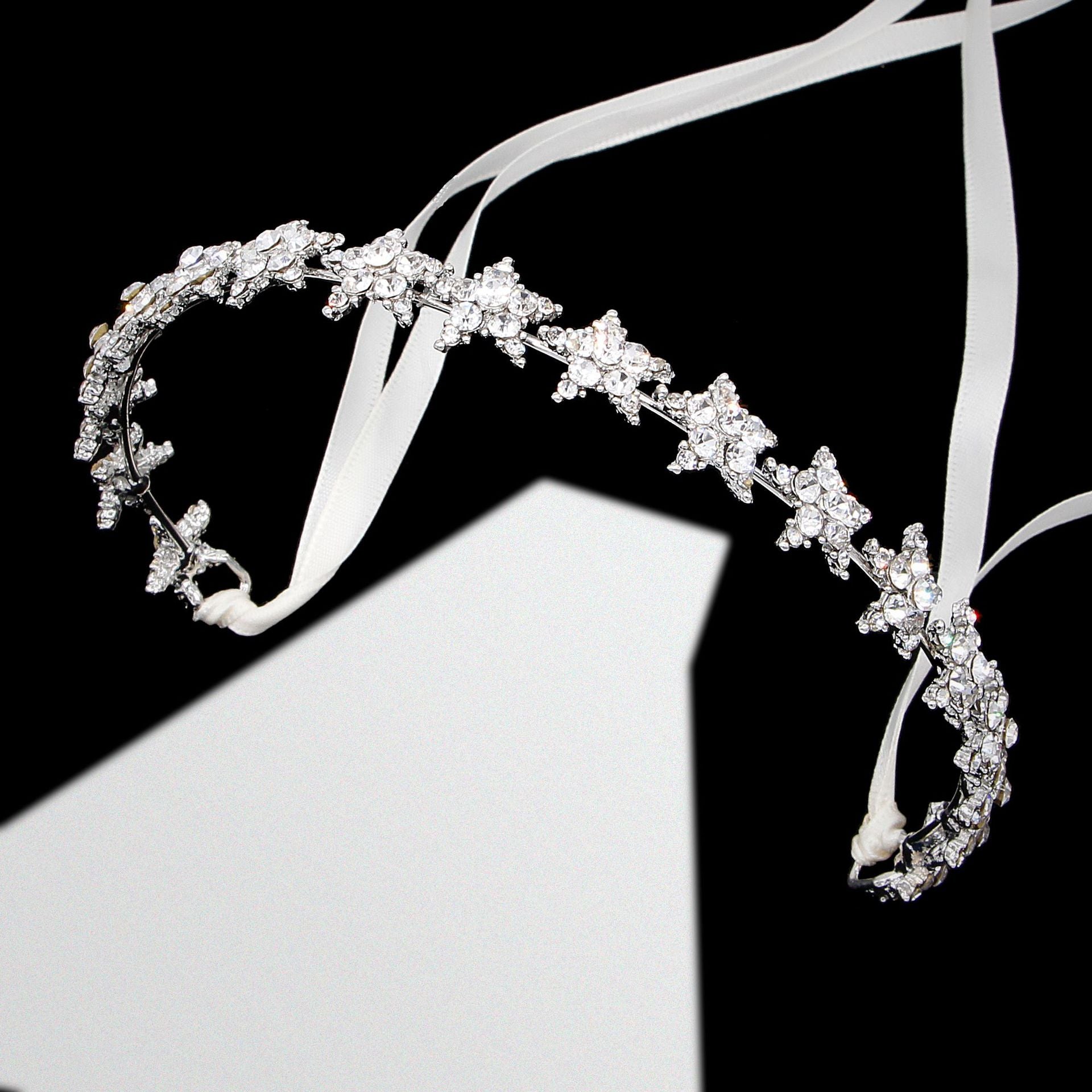 Diadema de novia, accesorios de boda de aleación, joyería para vestido de novia