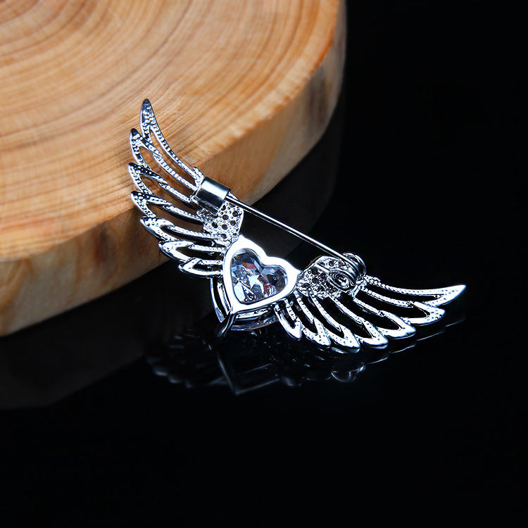 Broche de alas de ángel