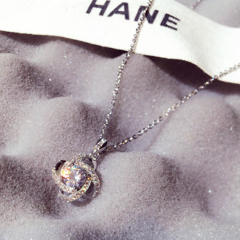 Heart Of Eternity Schlüsselbeinkette für Damen