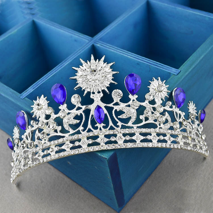 Europäischer Stil Hochzeitslegierung Krone Haarschmuck