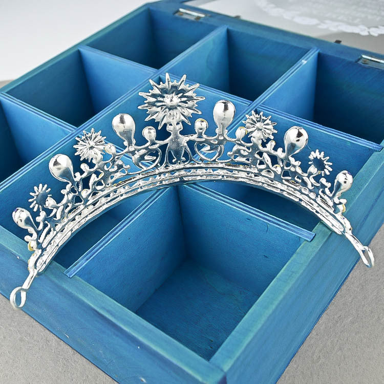 Europäischer Stil Hochzeitslegierung Krone Haarschmuck