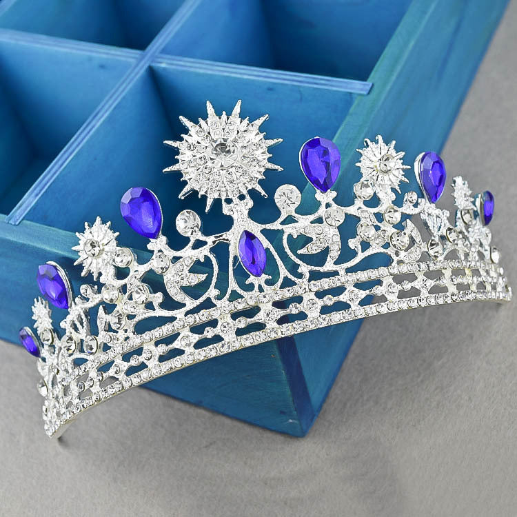Europäischer Stil Hochzeitslegierung Krone Haarschmuck