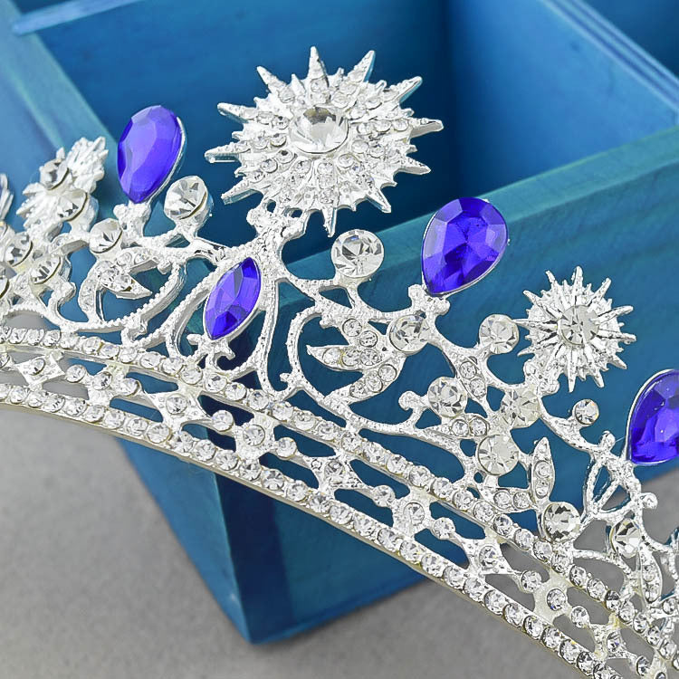 Europäischer Stil Hochzeitslegierung Krone Haarschmuck