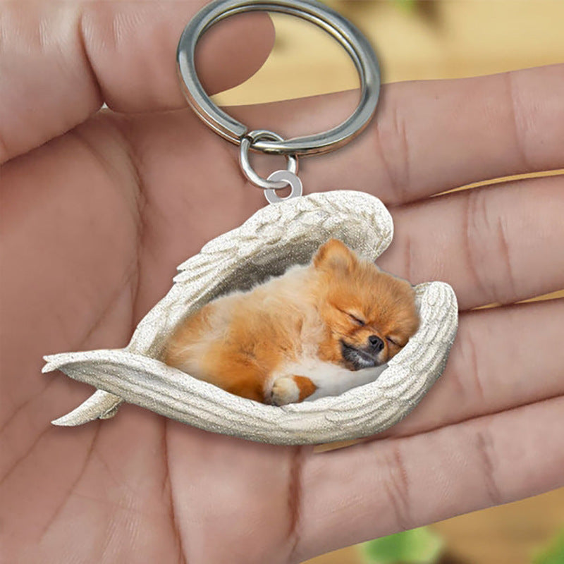 Llavero Acrílico Creativo de Perro Animal Lindo