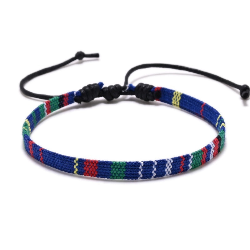 Rainbow Color Ethnic Style Bracelet Anklet Accessories
