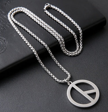 Hiphop pendant titanium steel chain pendant for men and women