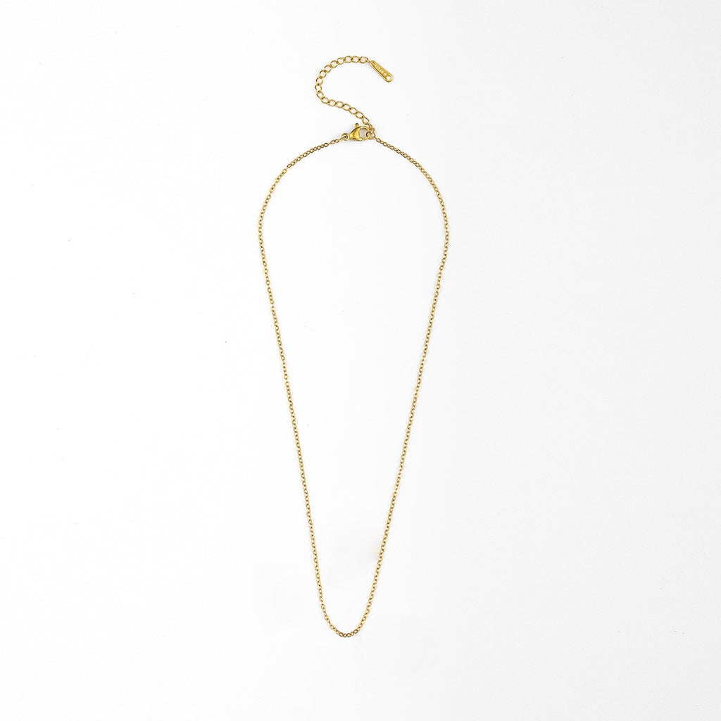 Damen Titan-Stahl Halskette Modedesign Stil Schlüsselbeinkette All-Match Schmuck