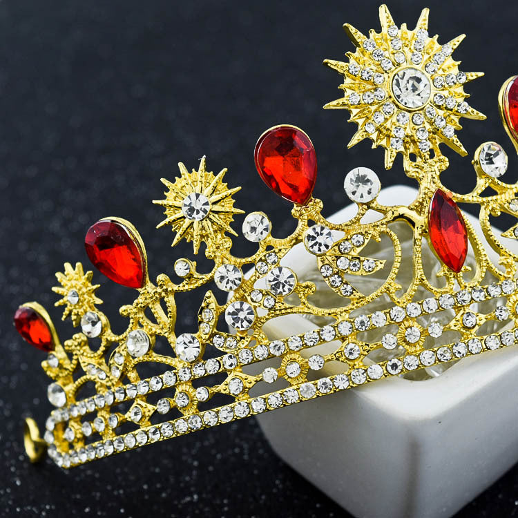 Europäischer Stil Hochzeitslegierung Krone Haarschmuck