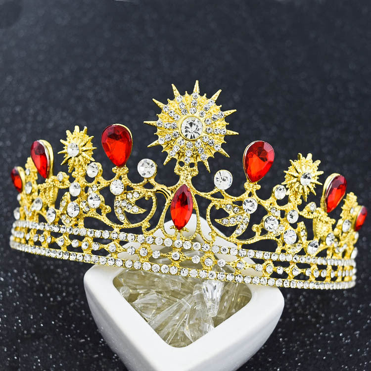 Europäischer Stil Hochzeitslegierung Krone Haarschmuck