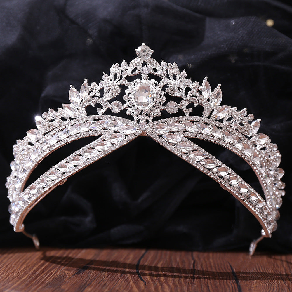 Brautkrone Haarschmuck Braut Strass Hochzeit Stil Krone Accessoires