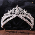 Brautkrone Haarschmuck Braut Strass Hochzeit Stil Krone Accessoires