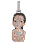Iced Out The Boondocks Anhänger CZ Halskette Kette Herren Damen Mikro Gepflastert Hip Hop Gold Silber Farbe Bling Charm Ketten Schmuck