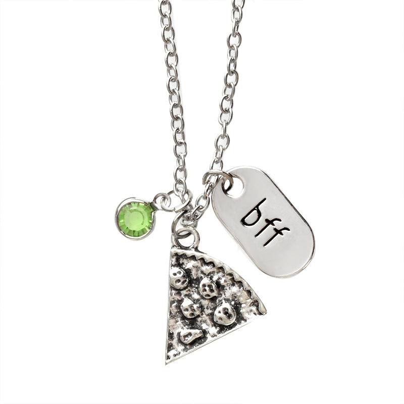Collar de pizza "Mejores amigos para siempre"