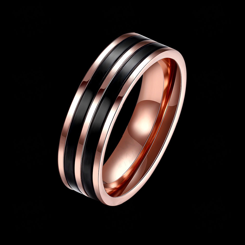 Anillo de hombre de titanio para joyería