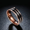 Anillo de hombre de titanio para joyería