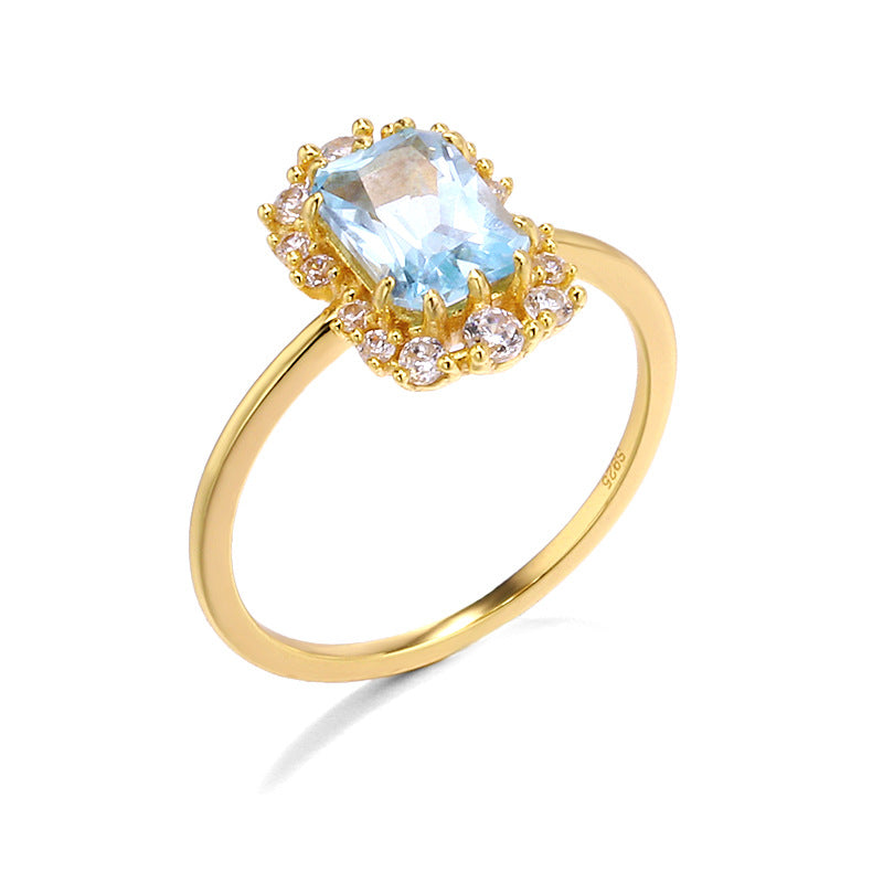 Eingelegte Zirkon Schmuck Damen Mode Party Schmuck Freundin Überraschungsgeschenk