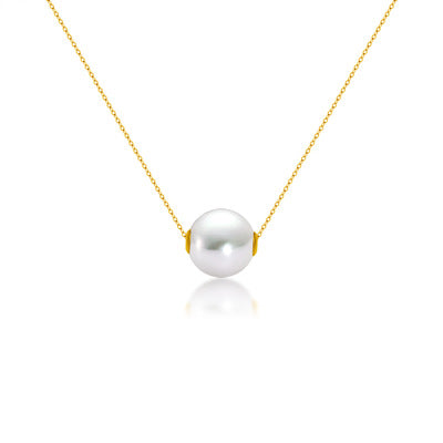 Collar de perlas para la clavícula