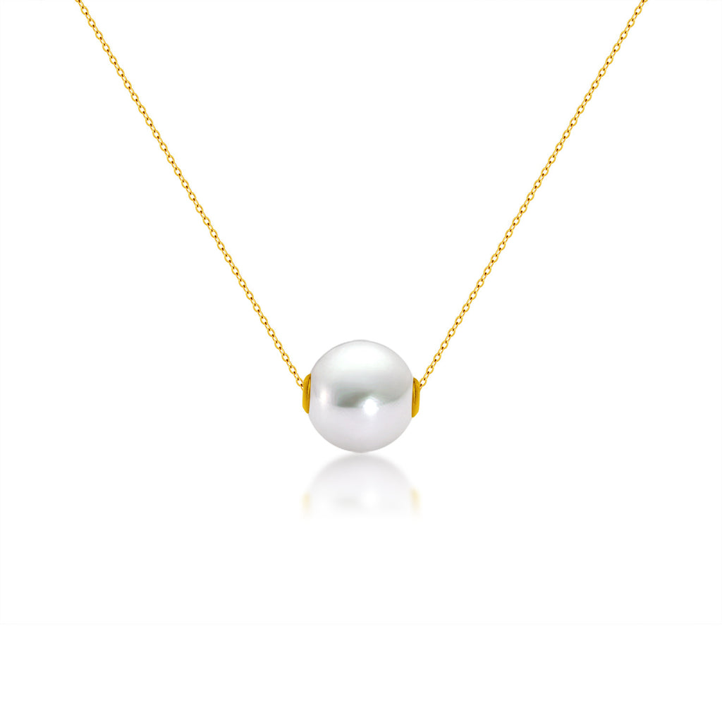 Collar de perlas para la clavícula