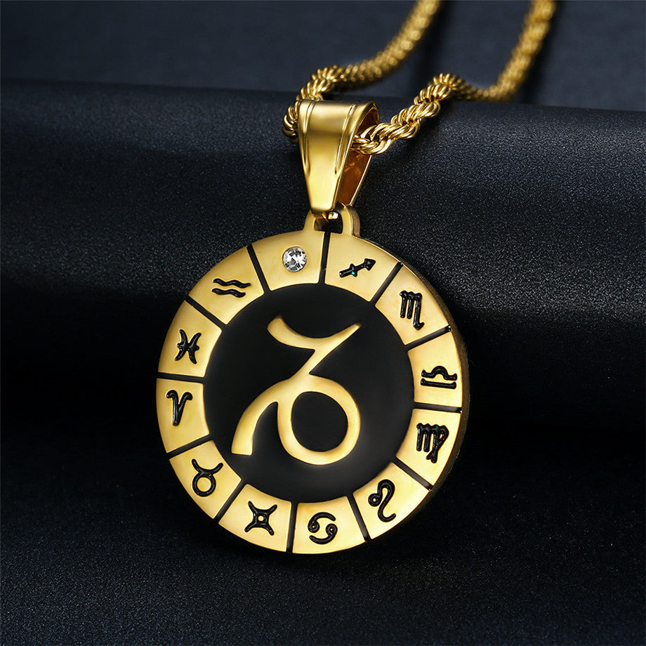 Titan-Gold-Anhänger Sternbild