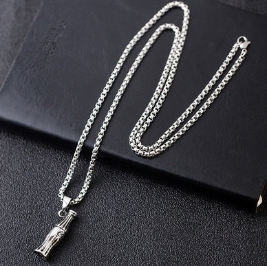 Hiphop pendant titanium steel chain pendant for men and women