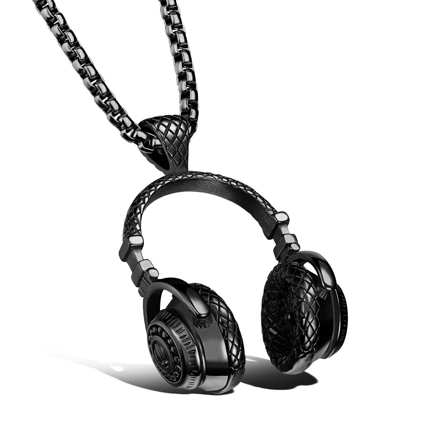 Titan-Fashion-Musik-Headset-Ohrstöpsel-Anhänger-Halskette für Herren