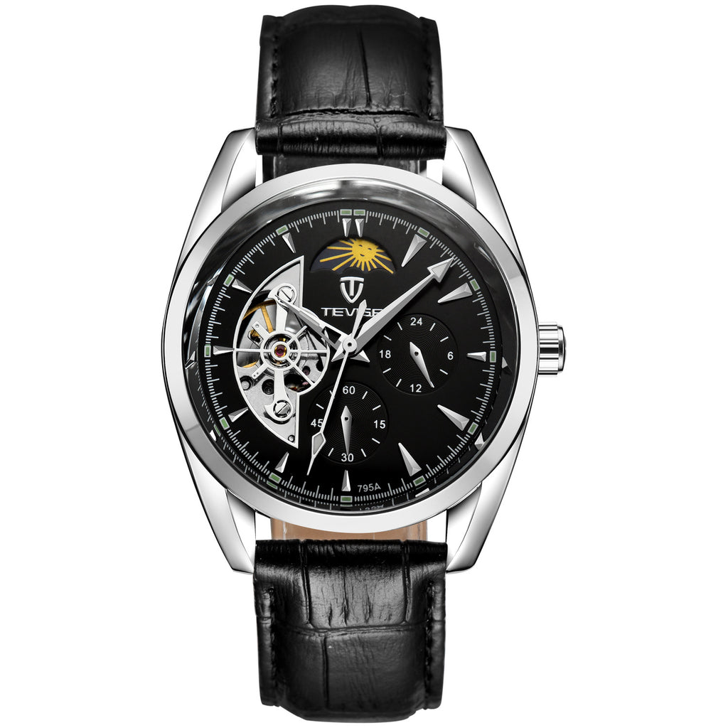 P Katwis Uhren Tourbillon Uhren Männer durchbrechen das Ende der Sterne wasserdichte mechanische Automatikuhren