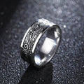 Titanstahl Retro Herrenring