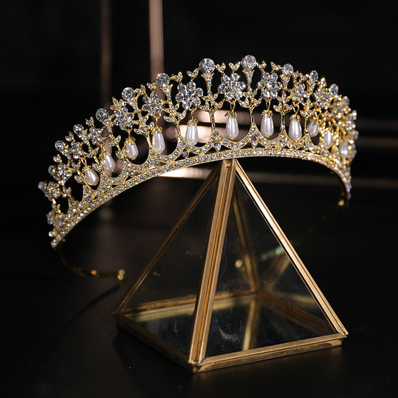 Perle Diamant Elektrisch Verzinkte Legierung Exquisite Braut