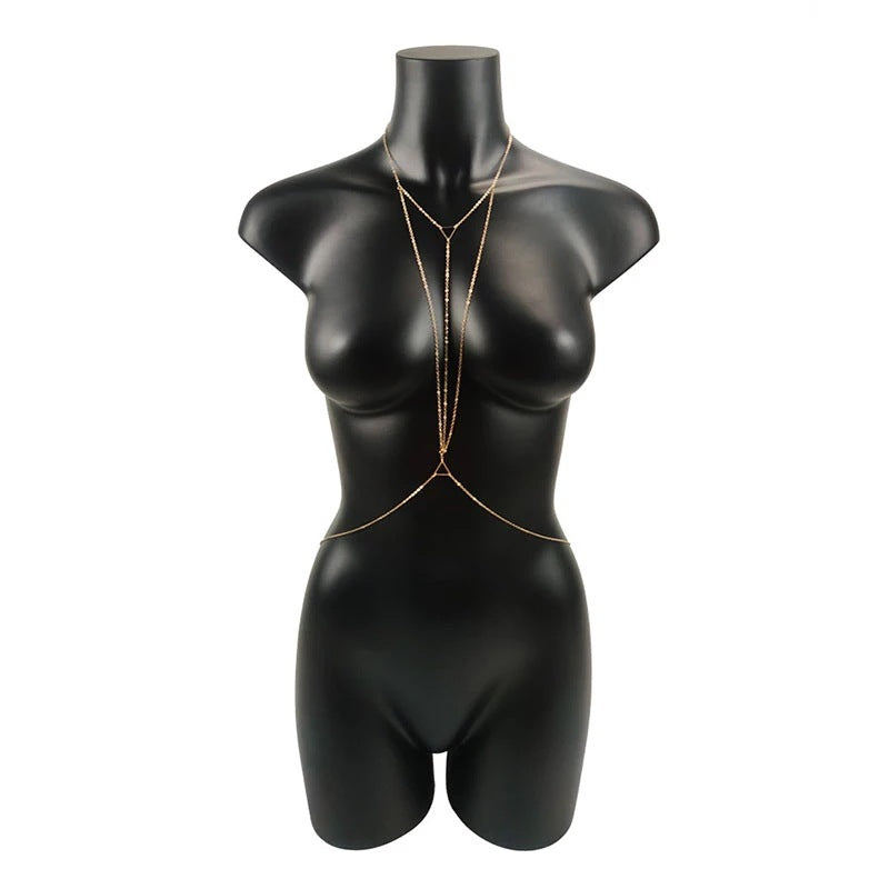 Frauen Besonderer Charme Körperketten Bikini