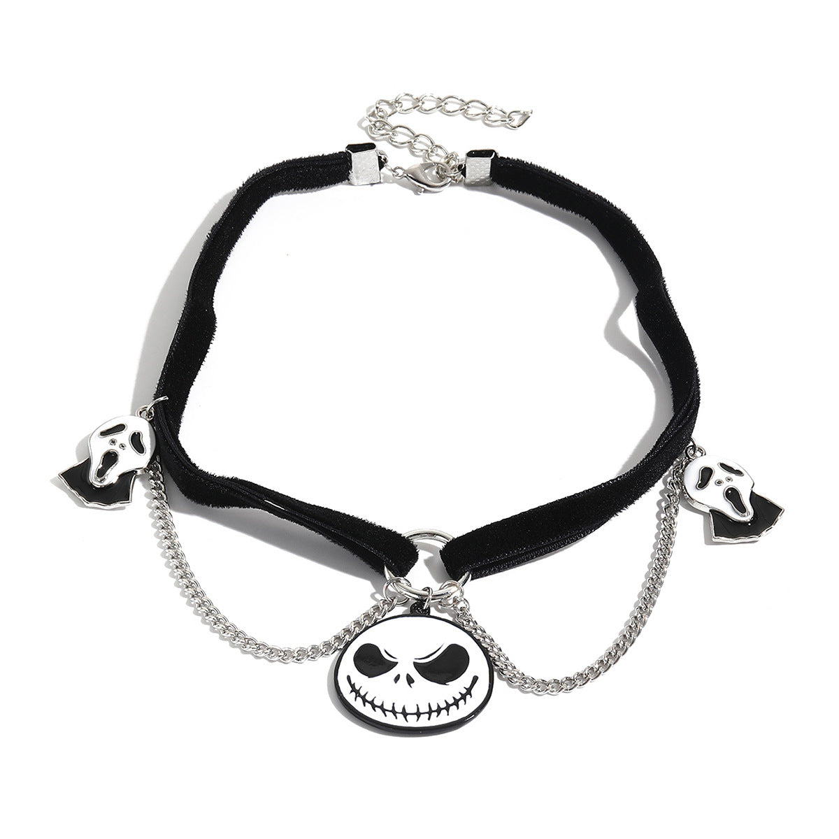Persönlichkeit Punk Dunkel Gothic Halskette Schwarze Lederkette
