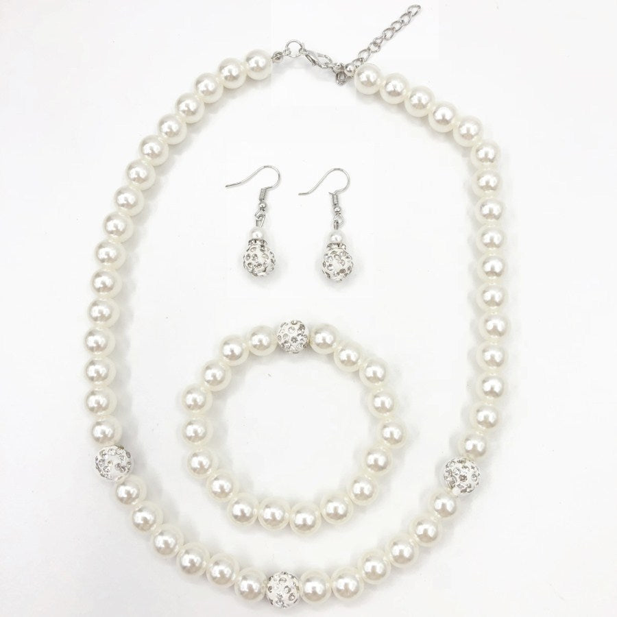 Halskette, Armband, Ohrring-Set
