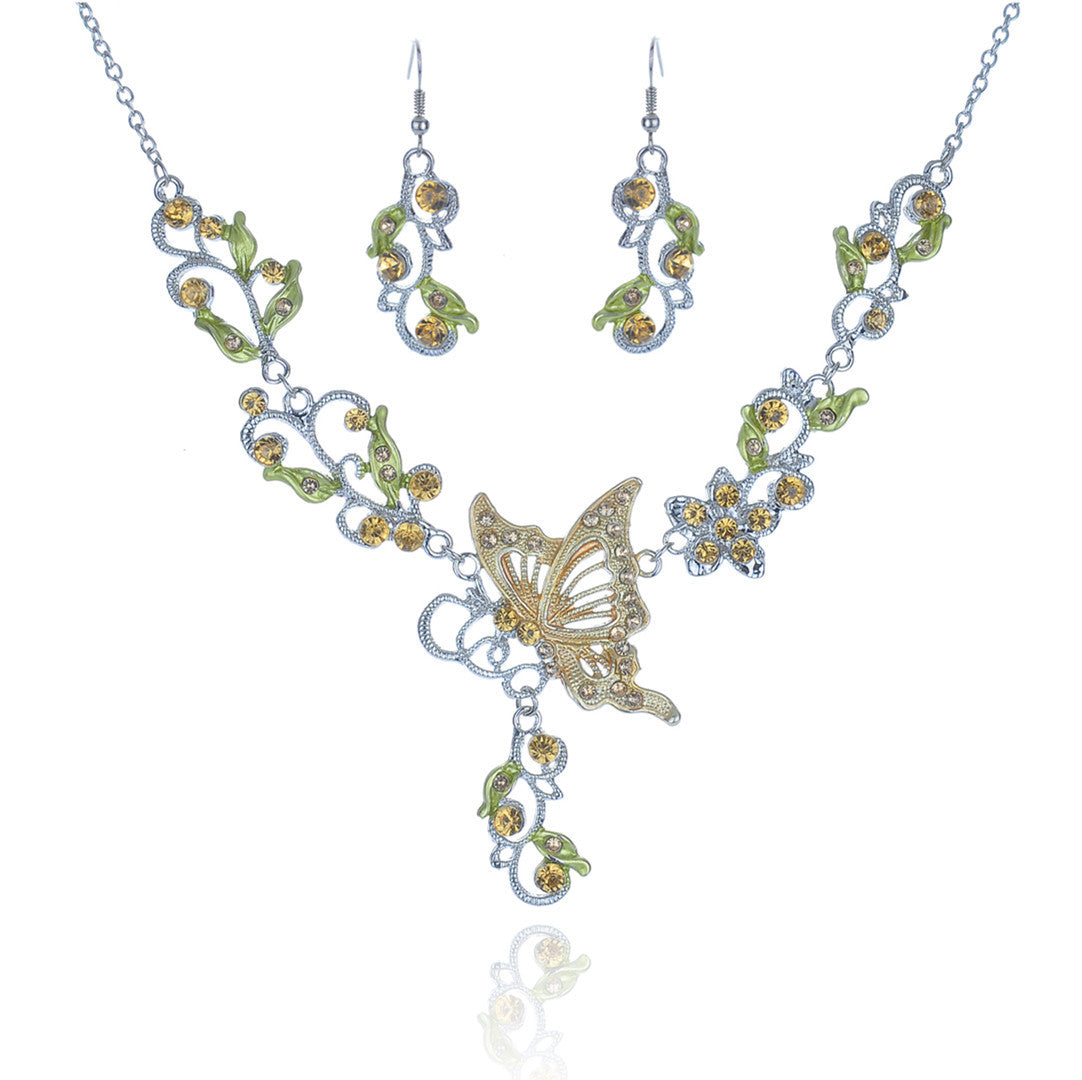 Dielian Blumenkette Schmuckset
