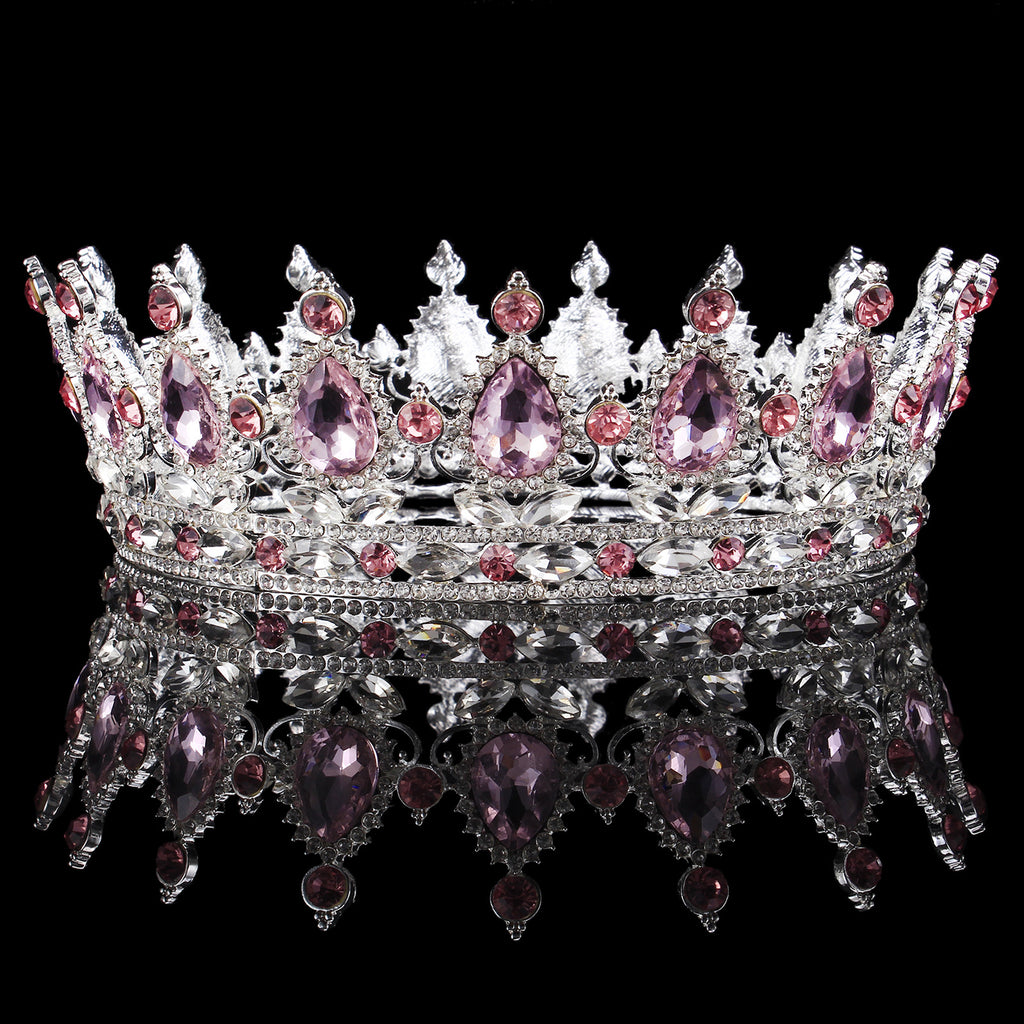 Barocke Brautkrone Kopfschmuck Strass-Haaraccessoires