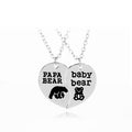 Muttertagsgeschenk Papa Bär Baby Bär Halskette