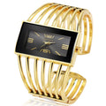 CANSNOW Reloj de mujer de lujo a la moda, pulsera de oro rosa, reloj de vestir para mujer, reloj de pulsera para niñas Saati, Relojes