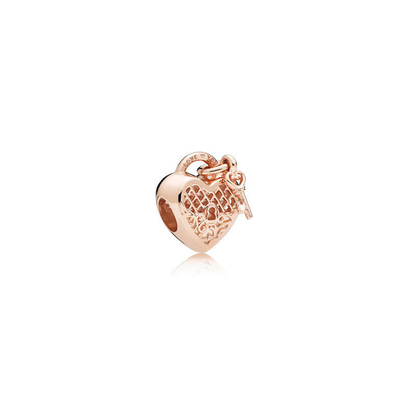 S925 Sterling Silber Roségold Perlenanhänger
