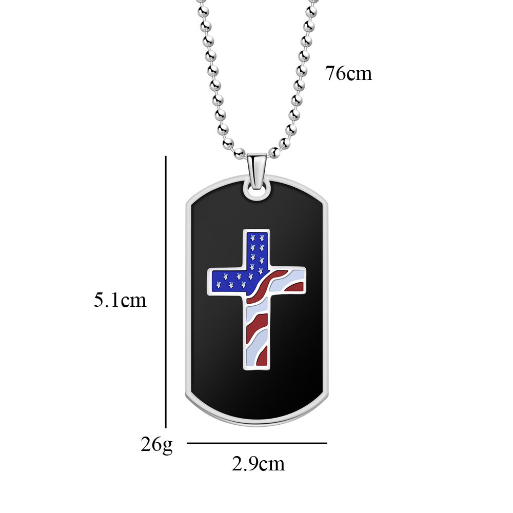 Collar con colgante de cruz