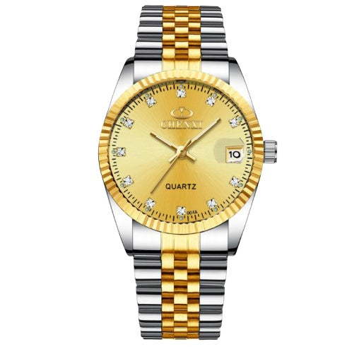 Goldene Uhr für Pärchen