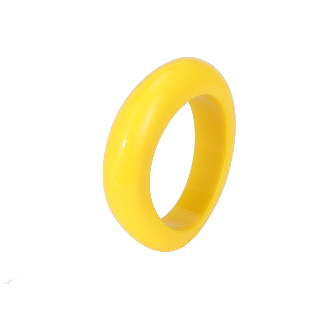 Women's Handmade Resin Bracelet Multicolor