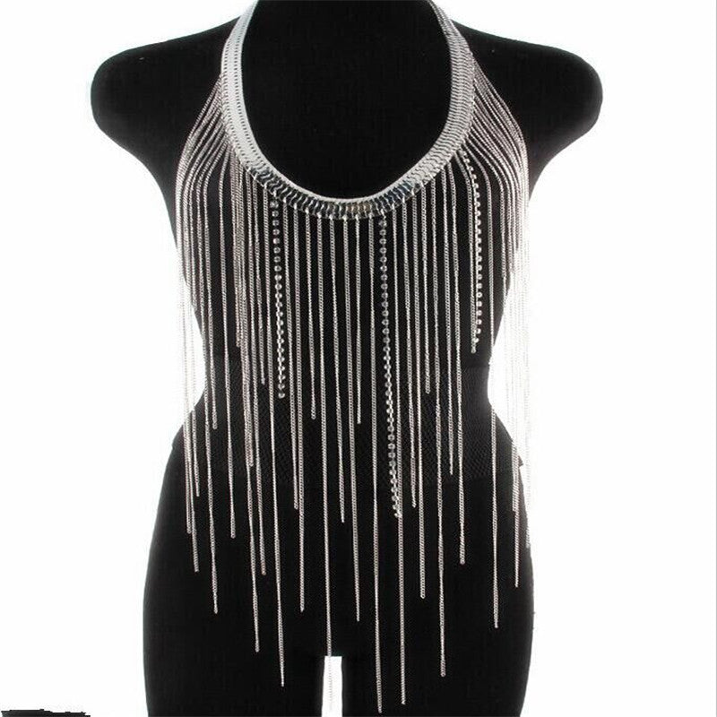 Sexy Quasten-Körperschmuck lang