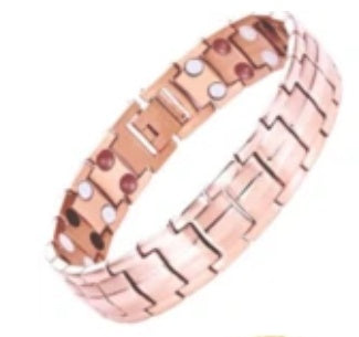 Pulsera de titanio magnética 4 en 1 de bioenergía para hombre, pulsera retorcida magnética saludable para la artritis