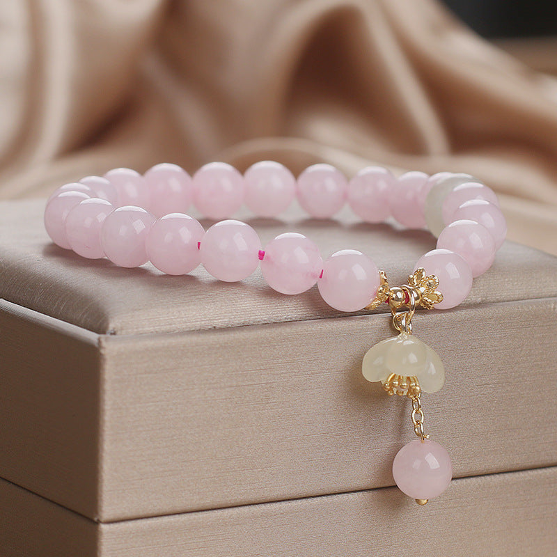 Pulsera de cristal natural súper dulce para niñas