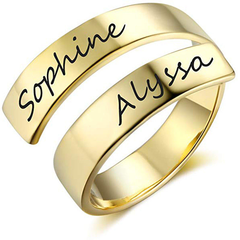 Anillo de plata personalizado