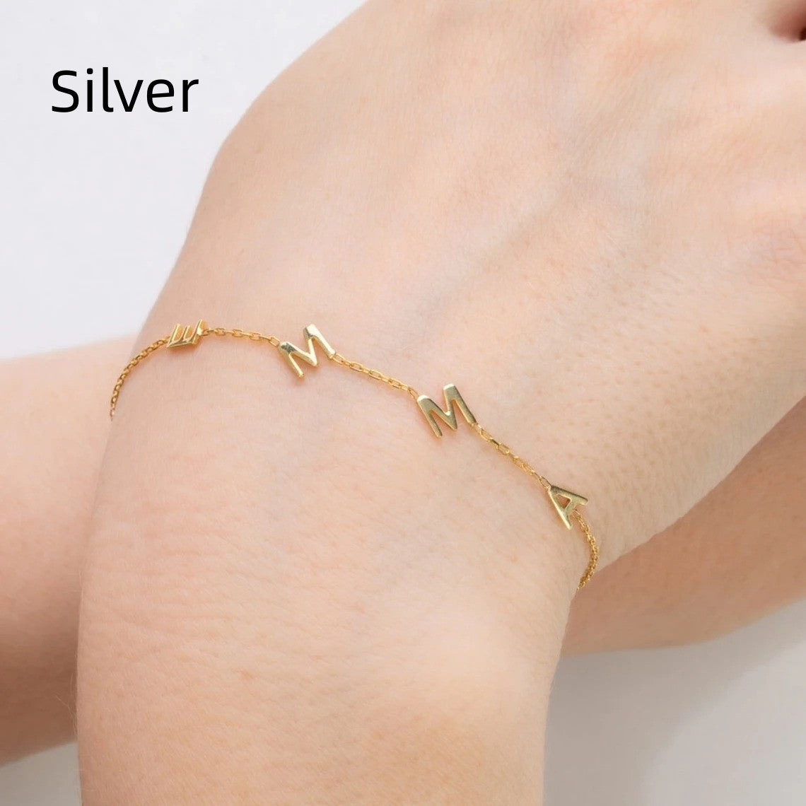 Pulseras personalizadas con letras y nombres para mujer, hombre y niño, de acero inoxidable, color oro, iniciales, pulsera con corazón, joyería, regalo de cumpleaños