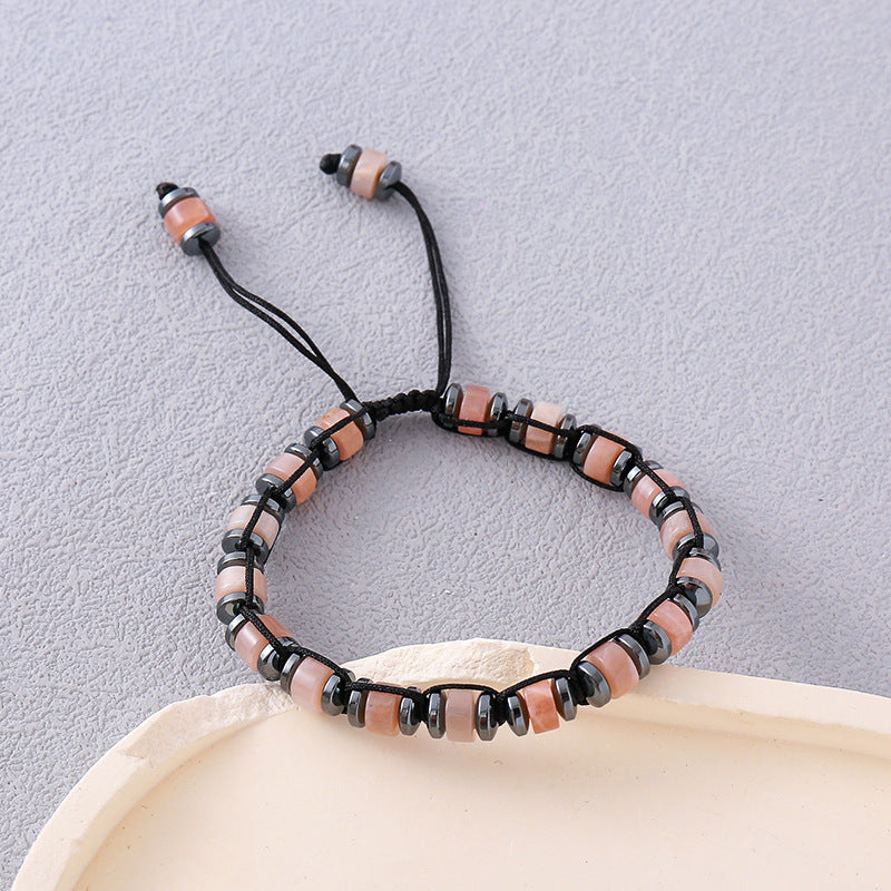 Men's Universal Ornament New Hand-woven Apatite Bracelet