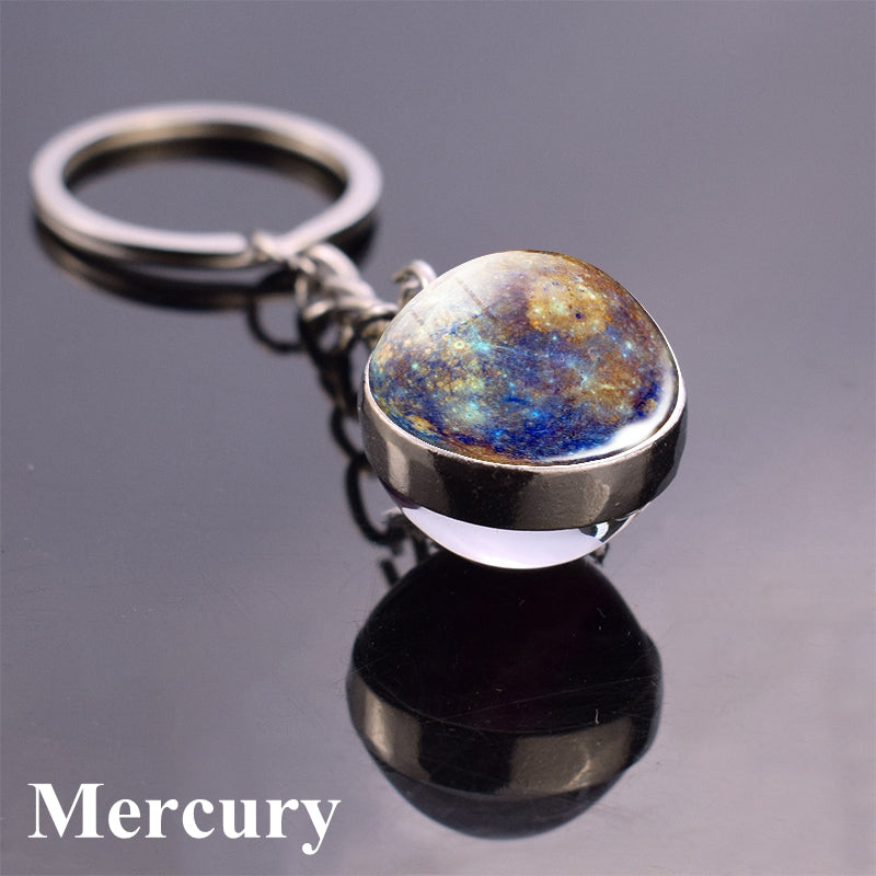 Solar System Planet Key Ring